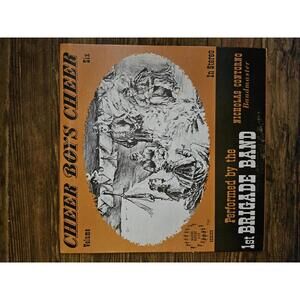 1st Brigade Band - Cheer Boys Cheer Vol. 6 - vintage vinyl Lp. M/M see pics